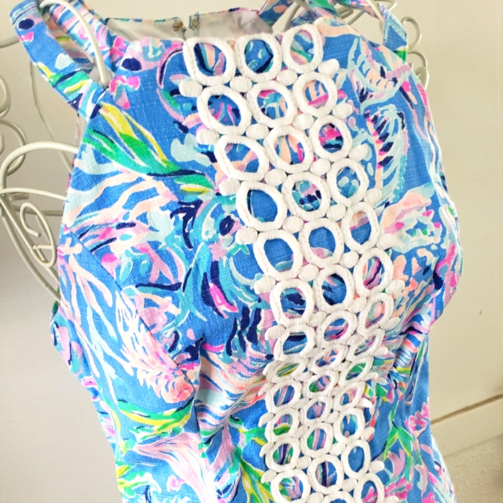 Lilly Pulitzer Blue and Pink Dress
